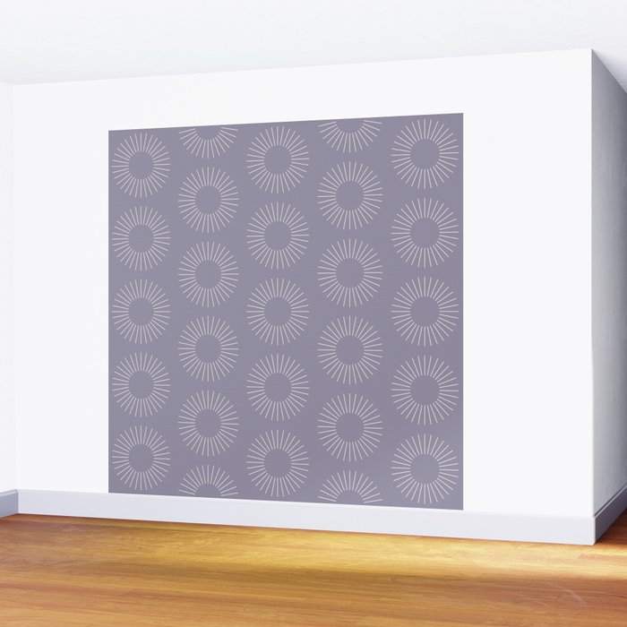 Minimalist Sunray Pattern II Wall Mural Gallery Image 2