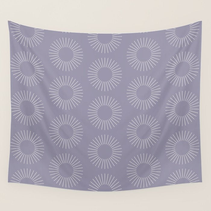 Minimalist Sunray Pattern II Wall Tapestry Gallery Image 4