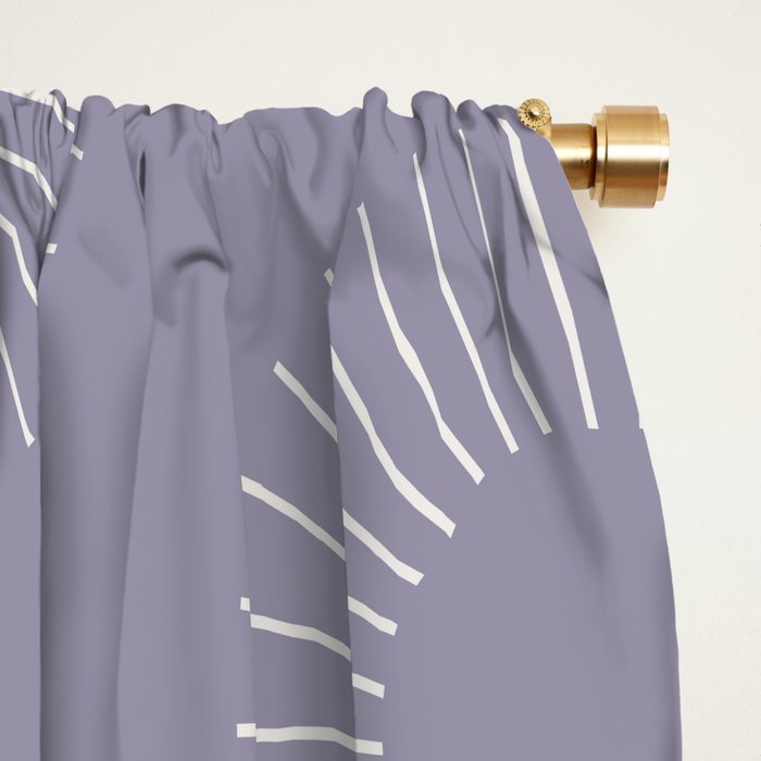 Minimalist Sunray Pattern II Window Curtain Gallery Image 2