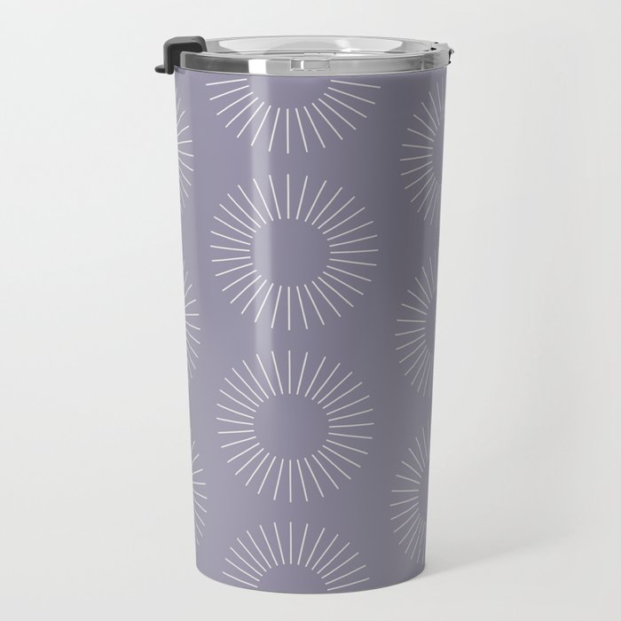 Minimalist Sunray Pattern II Travel Mug Gallery Image 3