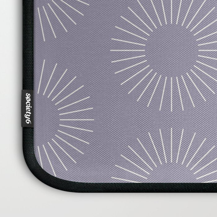 Minimalist Sunray Pattern II Laptop Sleeve Gallery Image 3