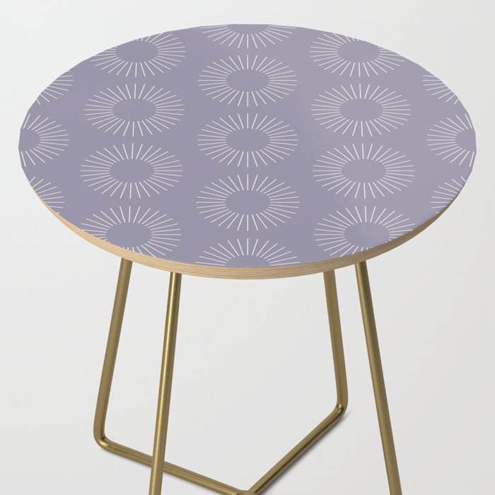 Minimalist Sunray Pattern II Side Table Gallery Image 2