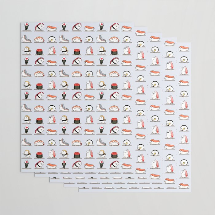 Sushi Yoga Wrapping Paper Gallery Image 3