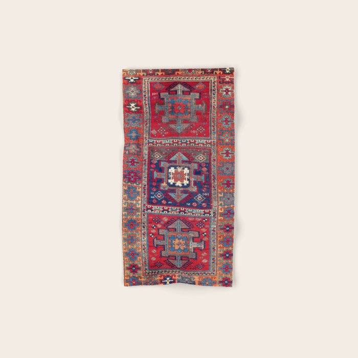 Kurdish Malatya East Anatolian Rug Print Bath Towel Gallery Image 1
