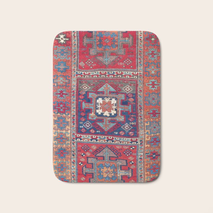 Kurdish Malatya East Anatolian Rug Print Bath Mat Gallery Image 1
