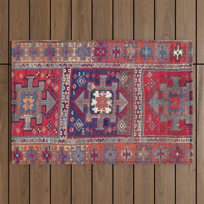 Kurdish Malatya East Anatolian Rug Print Outdoor Rug Gallery Image 1