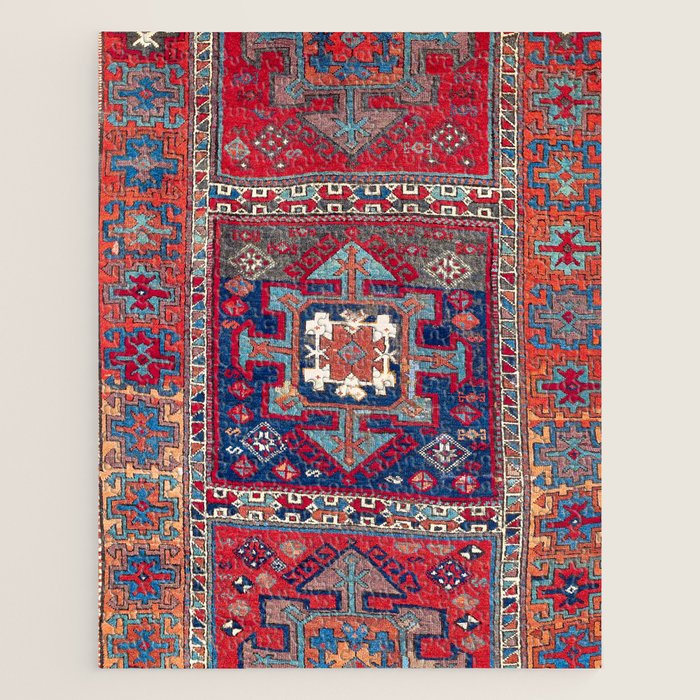Kurdish Malatya East Anatolian Rug Print Jigsaw Puzzle Gallery Image 1