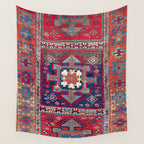 Kurdish Malatya East Anatolian Rug Print Wall Tapestry Gallery Image 4