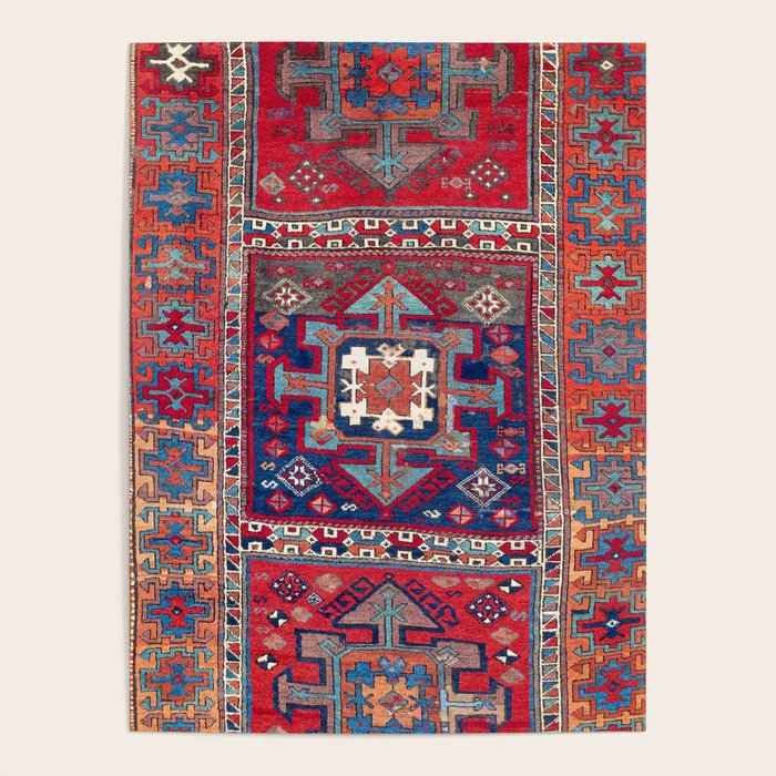 Kurdish Malatya East Anatolian Rug Print Poster Gallery Image 4