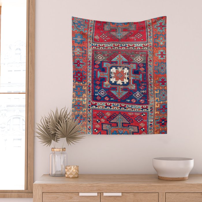 Kurdish Malatya East Anatolian Rug Print Wall Tapestry Gallery Image 2
