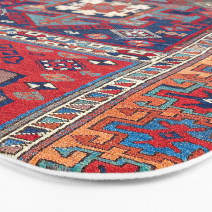 Kurdish Malatya East Anatolian Rug Print Bath Mat Gallery Image 3