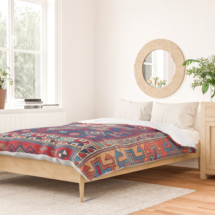 Kurdish Malatya East Anatolian Rug Print Duvet Cover Gallery Image 2