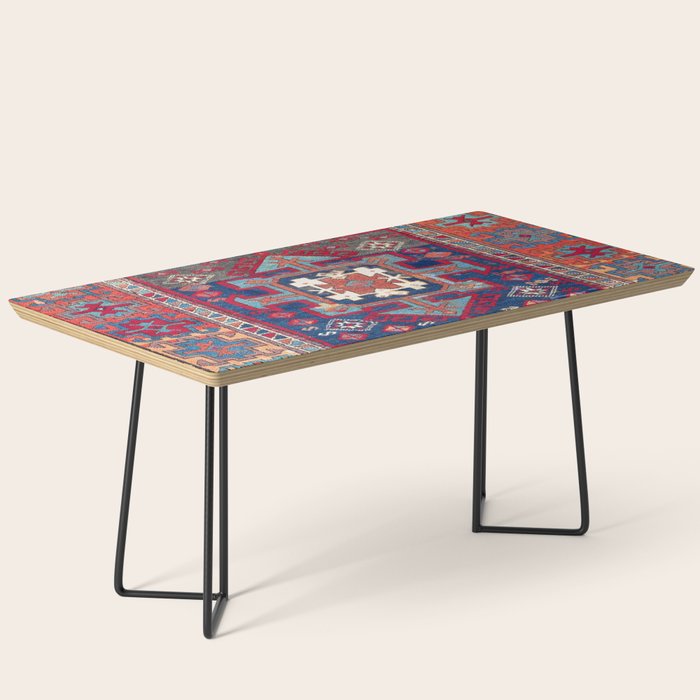 Kurdish Malatya East Anatolian Rug Print Coffee Table Gallery Image 1