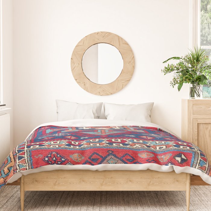 Kurdish Malatya East Anatolian Rug Print Duvet Cover Gallery Image 3