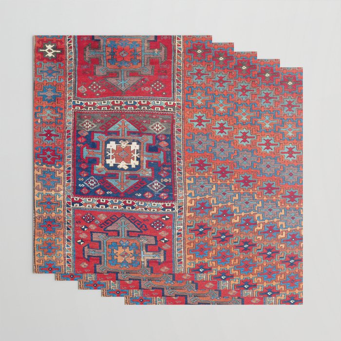 Kurdish Malatya East Anatolian Rug Print Wrapping Paper Gallery Image 3