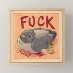 'Fuck' Pigeon 05 Mini Art Print Gallery Image 1