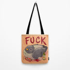 'Fuck' Pigeon 05 Tote Bag Gallery Image 2