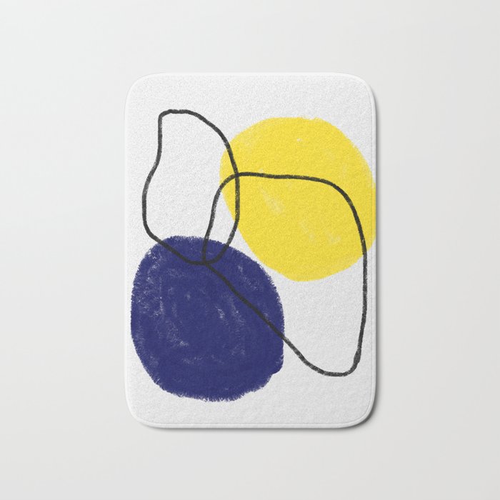 minimal circles Bath Mat Gallery Image 1