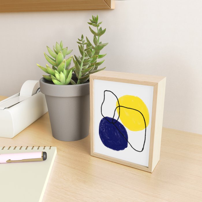 minimal circles Mini Art Print Gallery Image 2