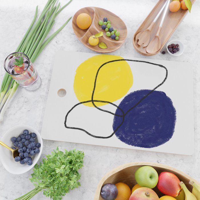 minimal circles Cutting Board Gallery Image 2