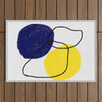 minimal circles Outdoor Rug Gallery Image 1
