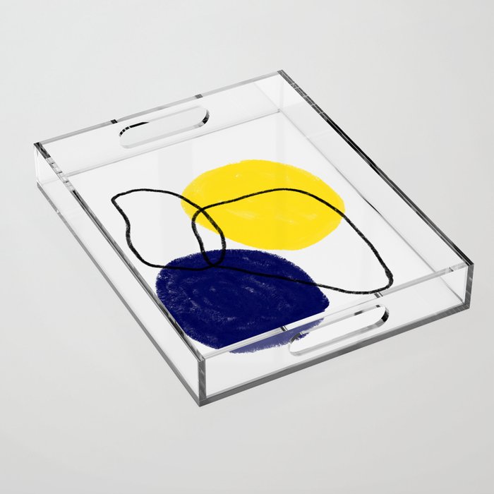 minimal circles Acrylic Tray Gallery Image 1
