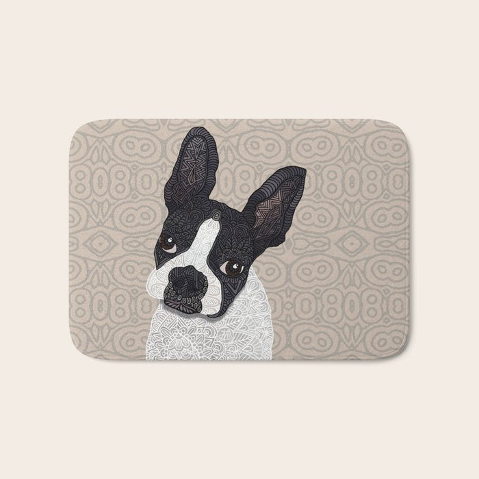 Boston Terrier 2015 Bath Mat Gallery Image 1