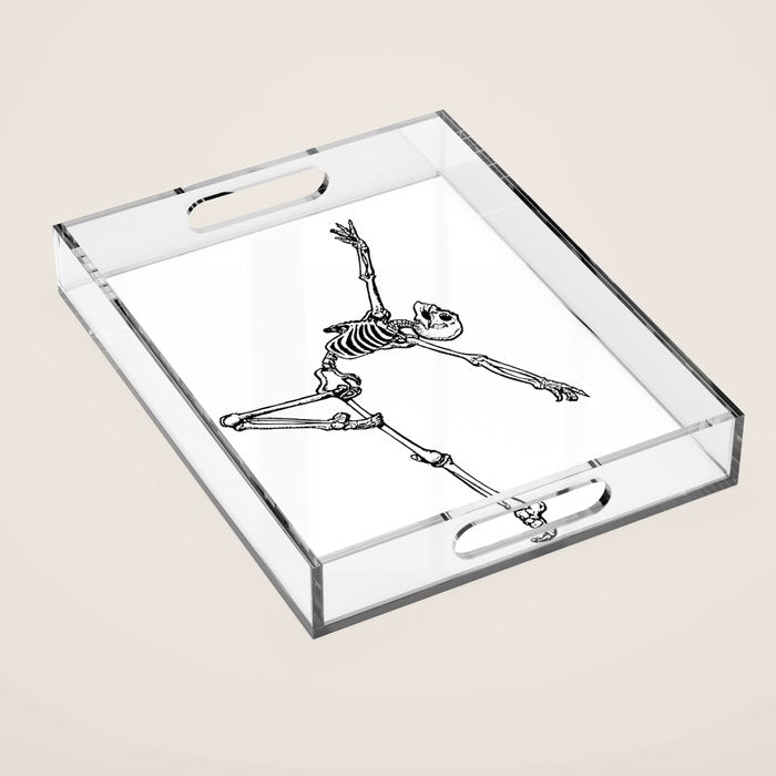 Ballet Skeleton Acrylic Tray Gallery Image 1