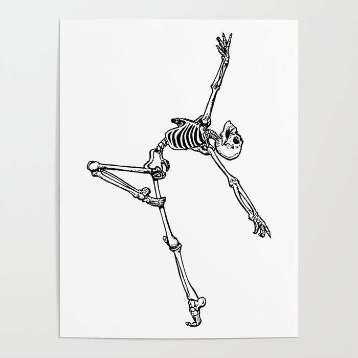Ballet Skeleton Poster Gallery Image 1