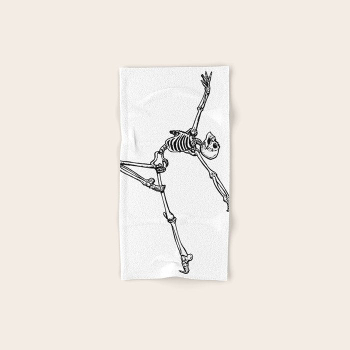 Ballet Skeleton Bath Towel Gallery Image 1