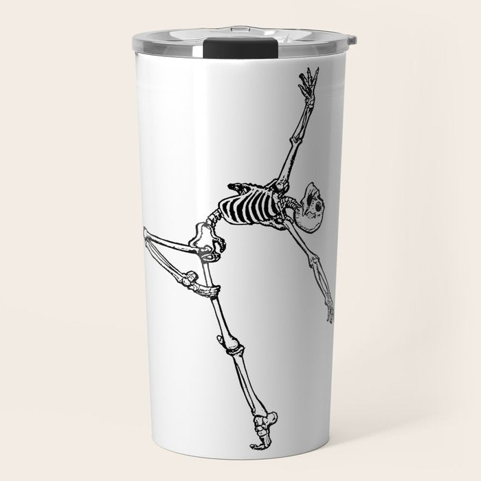 Ballet Skeleton Travel Mug Gallery Image 1
