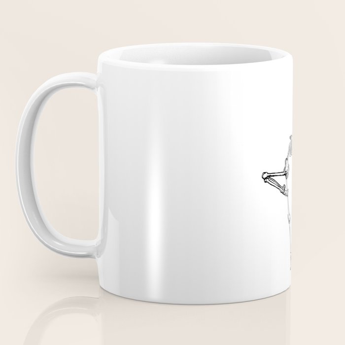 Ballet Skeleton Coffee Mug Gallery Image 3