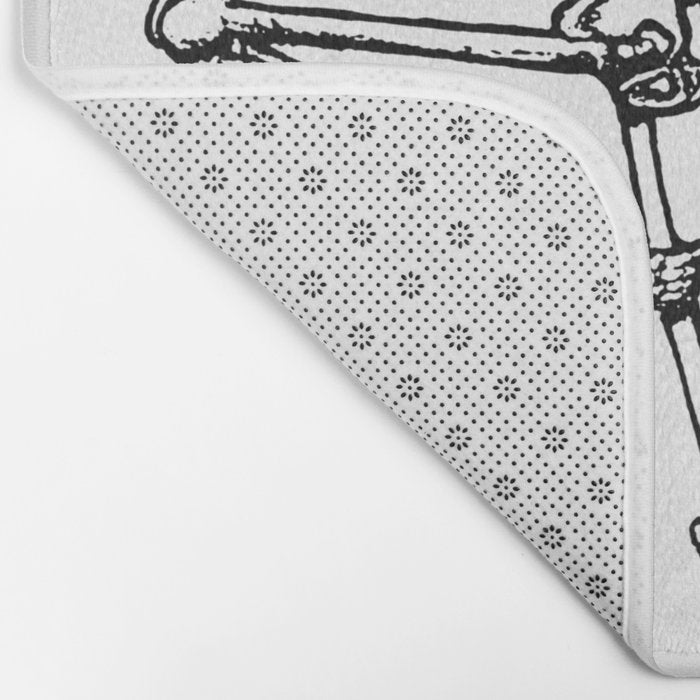 Ballet Skeleton Bath Mat Gallery Image 2