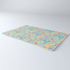Coastal Oysters on the Beach in Seafoam Green Rug Gallery Image 3