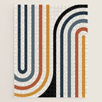 Bold Curvature Stripes IV Jigsaw Puzzle Gallery Image 1