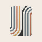 Bold Curvature Stripes IV Bath Mat Gallery Image 1