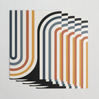 Bold Curvature Stripes IV Wrapping Paper Gallery Image 3