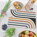 Bold Curvature Stripes IV Cutting Board Gallery Image 2