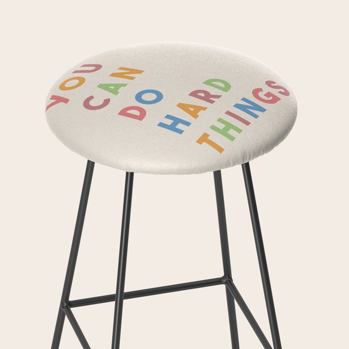 You Can Do Hard Things Stool Gallery Image 2