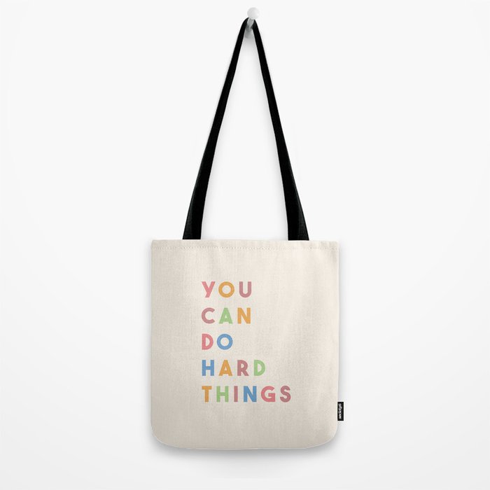 You Can Do Hard Things Tote Bag Gallery Image 2