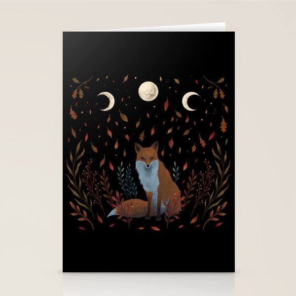 Autumn Fox Stationery Card Gallery Image 2