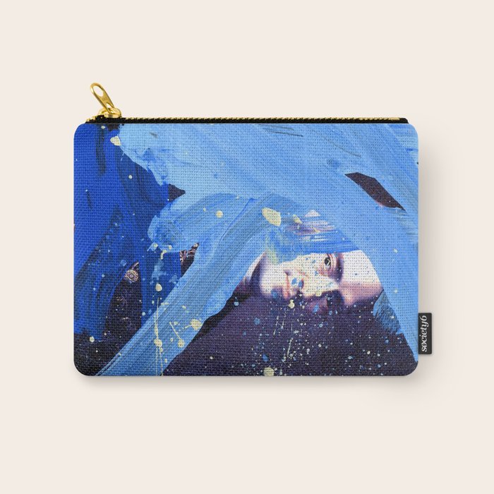 Blue Explosion Carry All Pouch Gallery Image 1