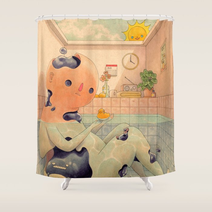 Strange Pain Shower Curtain Gallery Image 1