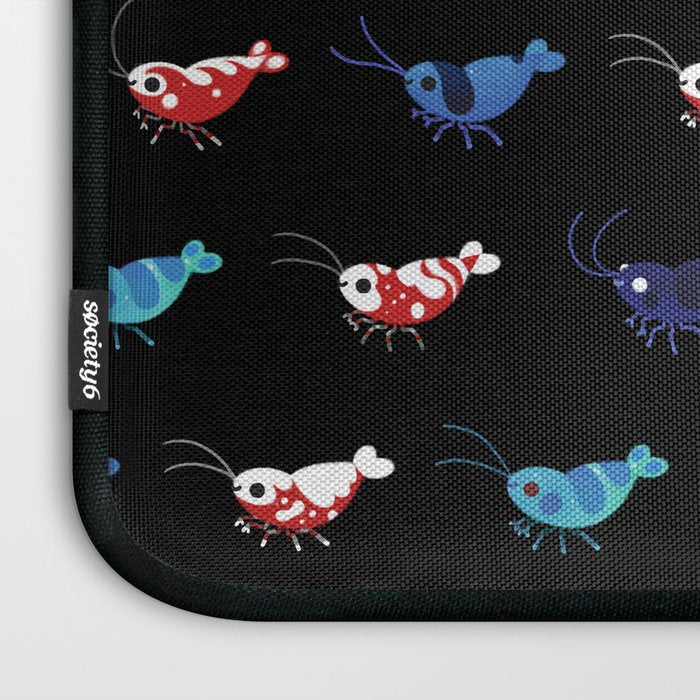 Red and blue shrimp Laptop Sleeve Gallery Image 3