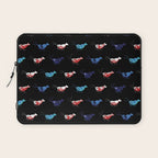 Red and blue shrimp Laptop Sleeve Gallery Image 1