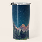 Grand Teton National Park Mountains Stars Night Sky Print Travel Mug Gallery Image 3