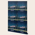 Grand Teton National Park Mountains Stars Night Sky Print Wallpaper Gallery Image 2