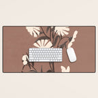 Abstract Flowers 16 Desk Mat Gallery Image 1