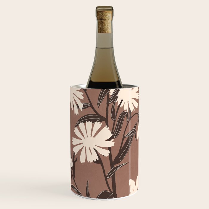 Abstract Flowers 16 Wine Chiller Gallery Image 1
