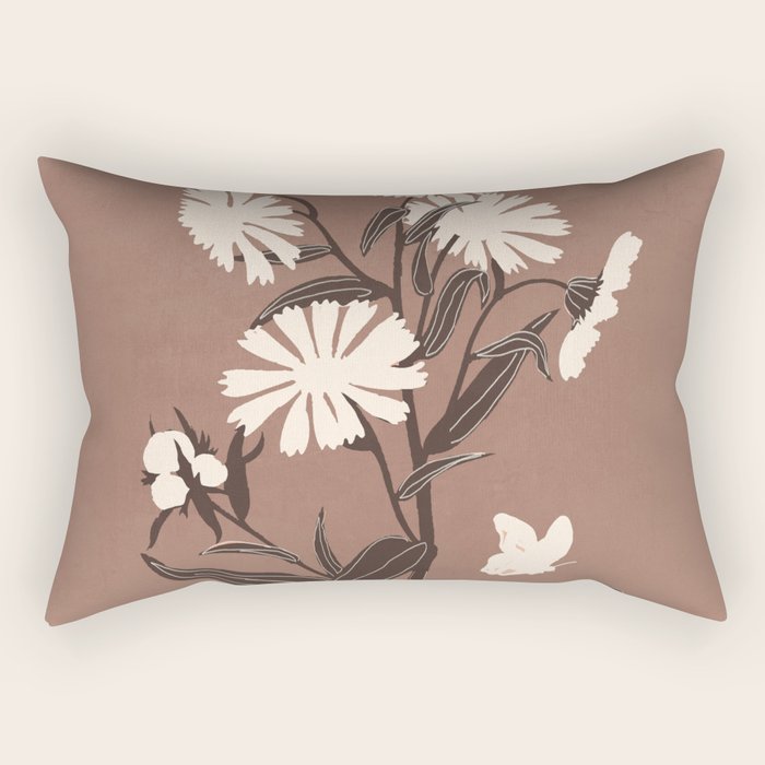Abstract Flowers 16 Rectangular Pillow Gallery Image 2
